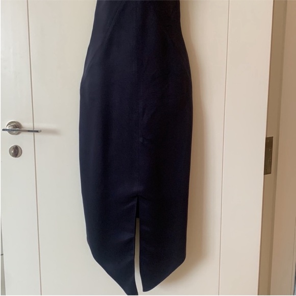 Cushnie Et Ochs Dark Navy Blue Asymmetrical Hem
Spaghetti Strap Slip Dress 0 - Picture 6 of 11